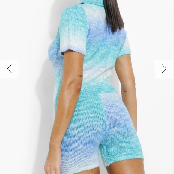 Ombré Boohoo Knit Romper - Picture 2 of 2